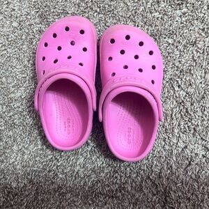 Crocs size 9 pink